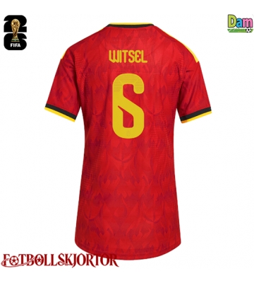 Belgien Axel Witsel #6 Hemmatröja Dam VM 2026 Kortärmad